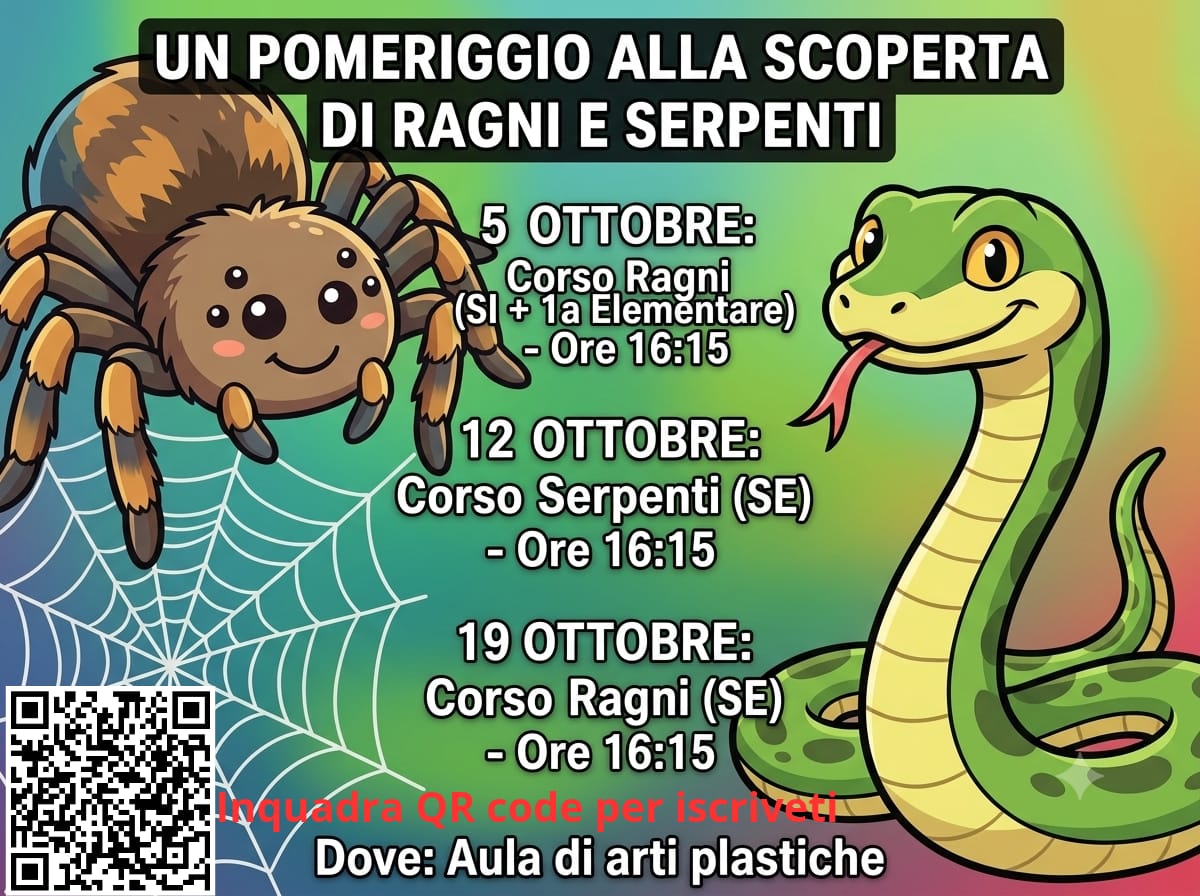 Alla scoperta di Ragni e Serpenti
